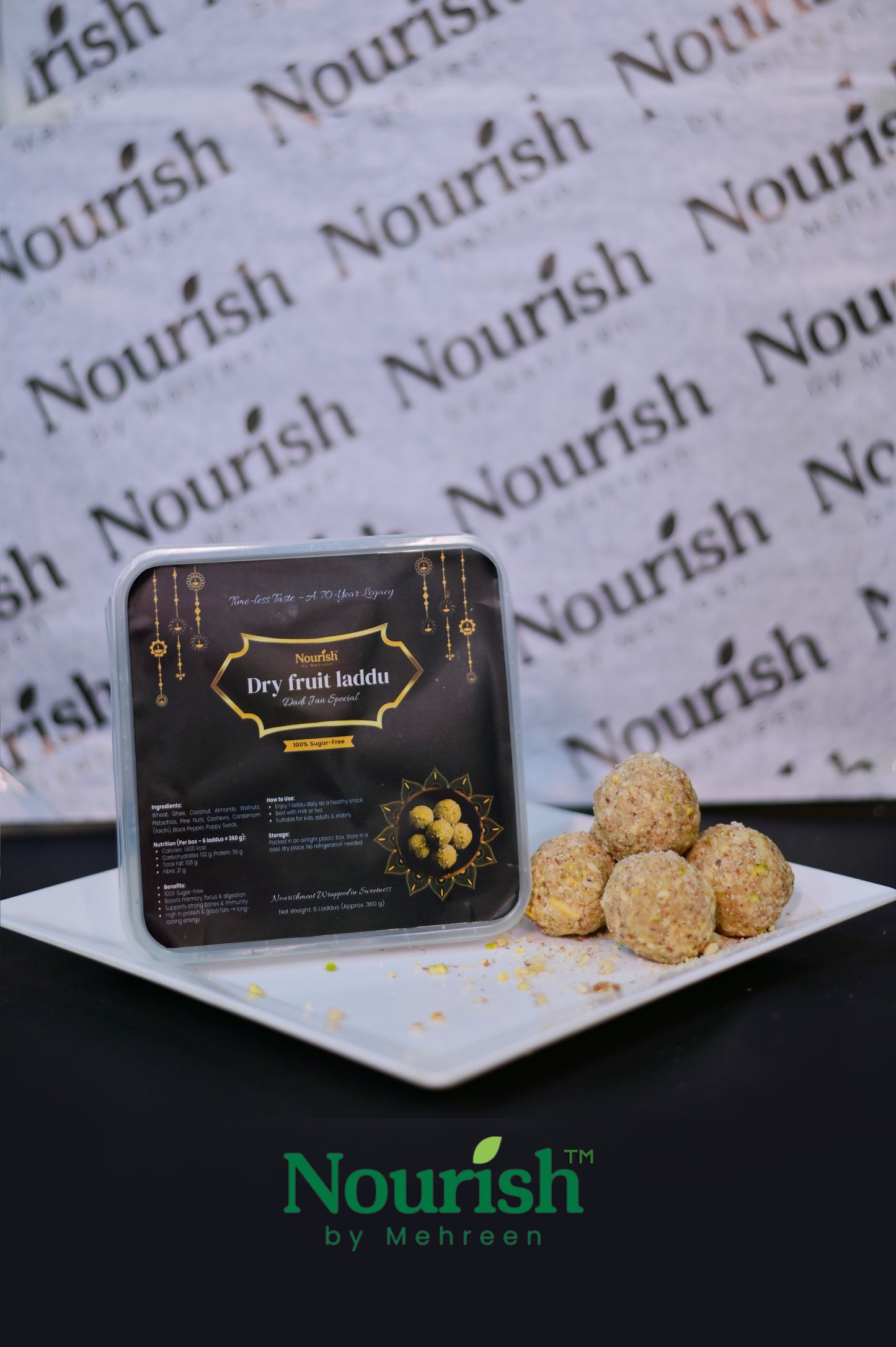 Dry fruit Laddu (sugarfree)